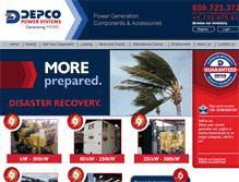Tablet Screenshot of hurricanepowerplan.com